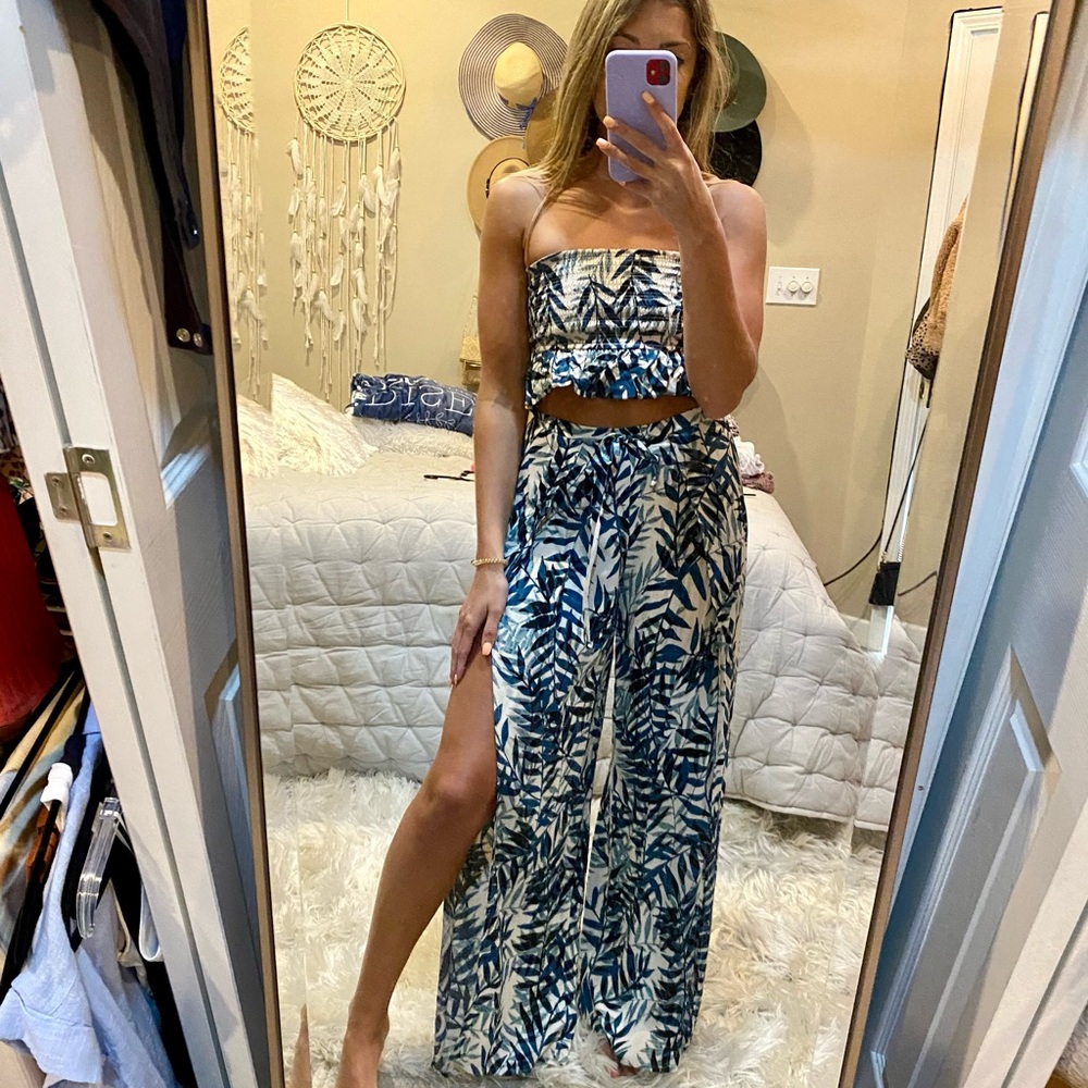 Vici blue two piece set